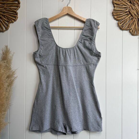 Free People jumpsuit one-piece romper playsuit cotton onesie shortie bodysuit XL - Picture 3 of 9